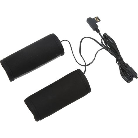 Manchon chauffant USB pour moto, 5V 15W, gants chauffants avec contrôle à 3 niveaux, adaptés aux VTT avec un diamètre de poignée de 22 à 32 mm. (1/5)