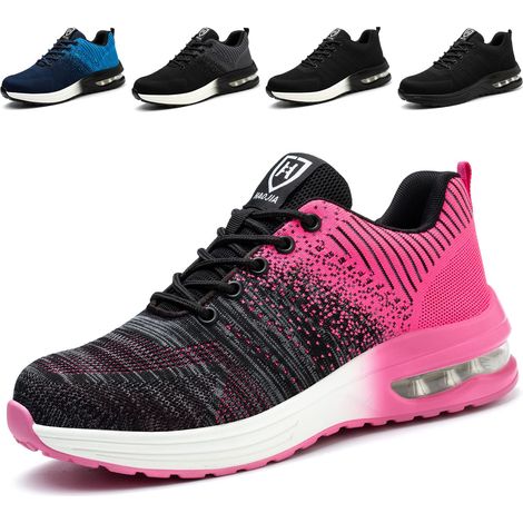 Chaussure de Securite Homme Femmes Legere Basket Securite Respirante avec Embout en Acier Chaussures de Travail Antidérapantes (1/5)