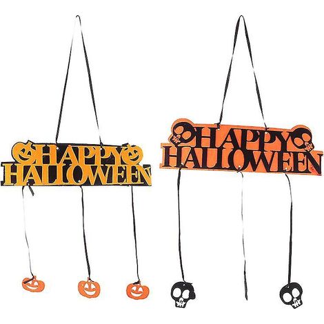 Lot de 2 décorations suspendues pour Halloween (1/3)