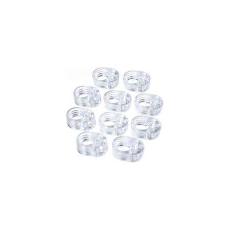 10 fermaporta in silicone, fermaporta livellanti in gomma, maniglie per porte, cuscinetti per porte, blocchi di protezione per pareti, fermaporta, maniglie e fermi - Crezuo