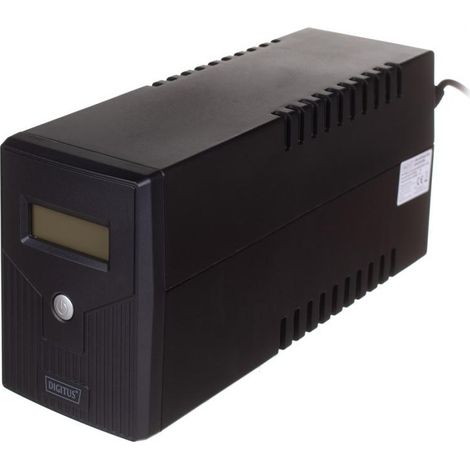 Digitus DN-170063-LCD-B sistema de alimentación ininterrumpida (UPS) Línea interactiva 0,6 kVA 360 W (1/4)