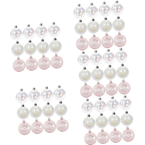 5 Ensembles De Noël Décoratives De Ornements Suspendus Transparente Et Colorés pour Mariages Et Décorations De Noël pour Intérieur Et Extérieur 12 Pièces 5 (1/5)