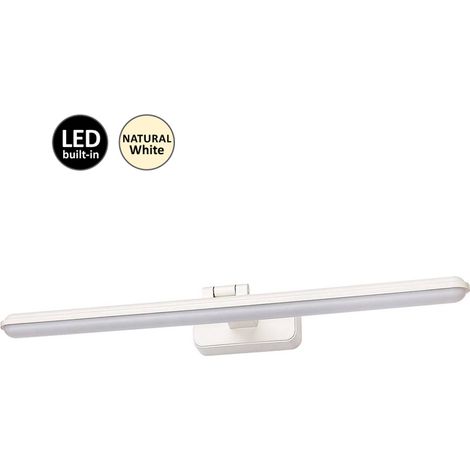 Applique bagno LED 15W bianco opaco 4000K Rabalux Nabil 71148 (1/5)