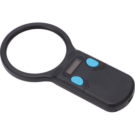 Lecteur de micropuces pour animaux de compagnie Bluetooth avec loupe et lumière LED