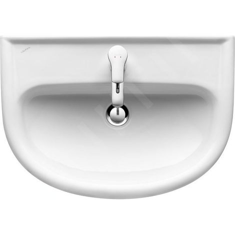 Laufen Pro - Lavabo semi-encastré, 560x440 mm, 1 trou pour robinetterie, blanc H8129510001041 (1/3)