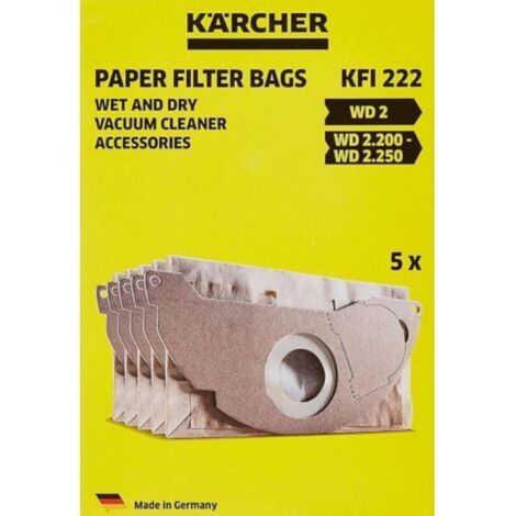 KARCHER 6.904-322.0 Jeu Sachet aspirateur à sec (1/5)