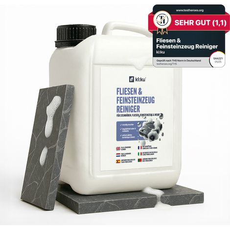 ki:ku Nettoyant pour carrelage et grès cérame – pour une propreté sans traces & un nettoyage en profondeur - 2.5 l