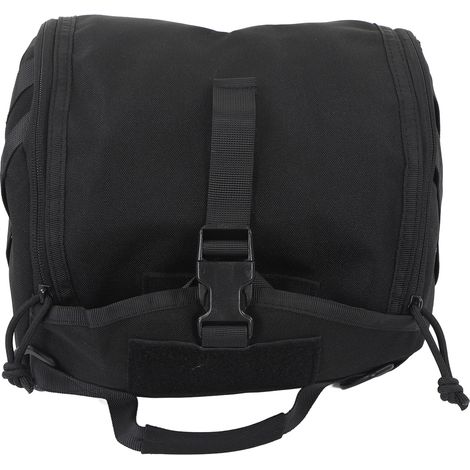 Sac de rangement pour casque de camping en toile anti-rayures, réglable, pour casques de chantier, noir (1/5)