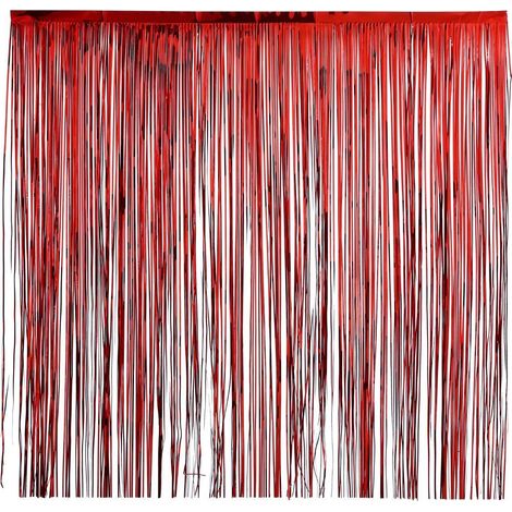 Lametta rechts rot 50X50X300 - Feeric lights & christmas