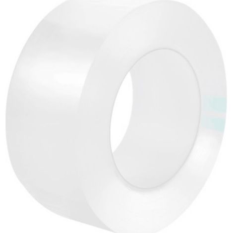 SABIR 10M × 5cm PVC Cuisine Coin Ligne étanche bande, Acrylique Mur Calfeutrer Strip, Adhésif d'étanchéité Ruban(Transparent) (1/5)