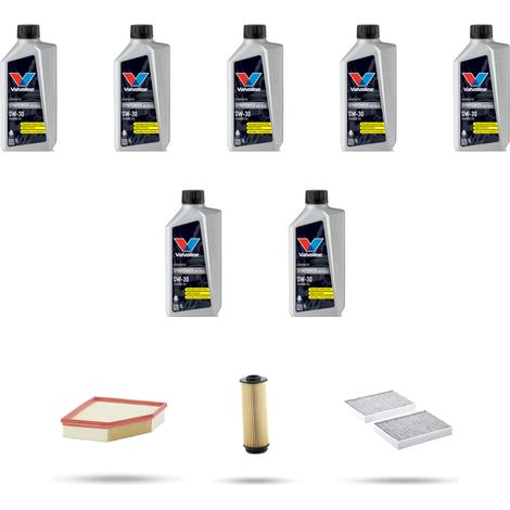 Kit tagliando 3 FILTRI e 7L OLIO compatibile con Bmw x5 (G05,F95) 40i hybrid 245kw dal 2020 (1/5)