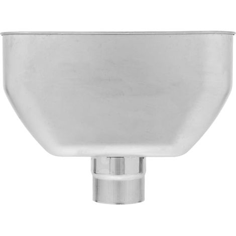 stainless steel water collection box with hole diameter 7.3 cm, multifunctional and for gutter in management system (1/5)