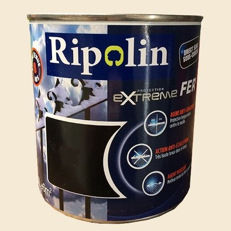 RIPOLIN Protection Extrême Fer Blanc cassé 0,5 L (1/2)