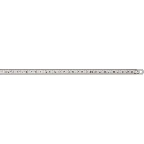 Biegsamer Stahlmaßstab 300x13 mm rostfrei FORUM (1/4)