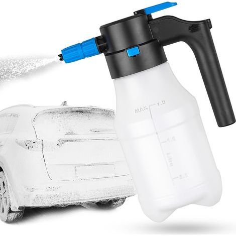 Elektrischer Schaumsprüher (1,5 l) für Autos – USB-aufladbar – Manueller oder automatischer Drucksprüher – Für Autowäsche, Garten und Haushalt (1/5)