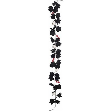 Décoration d'Halloween : citrouille, sorcière volante en rotin, feuille d'érable, 26 têtes, 330 pièces. Cadeau idéal pour la maison ou les fêtes. (1/5)