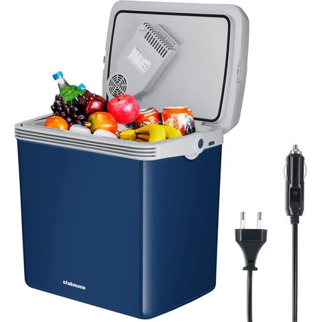 Frigorifero Elettrico Portatile 32 Litri Caldo e Freddo Blu Spina 230V e 12V