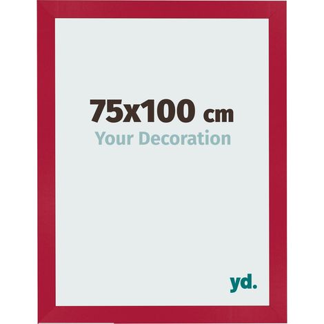 yd. - Cadre photo 75x100 - Rouge - MDF - Bologna (1/5)