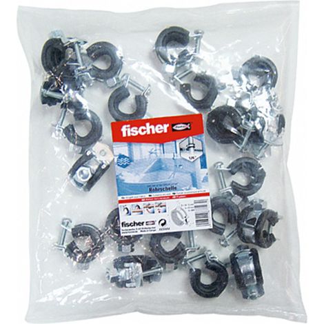 fischer Collier articulé pour tuyaux FGRS Plus 1/2" B (20) 5 pièces (1/3)