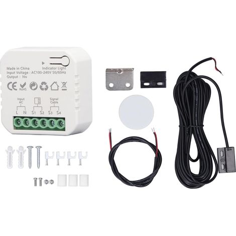 Kit d'ouverture de porte de garage intelligent WiFi Zigbee Contrôle de télécommande pour portes de swing coulissantes (1/5)