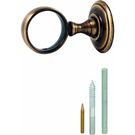 Chapuis AR1 Anello - Ottone patinato verniciato - Diametro interno 35 mm - Per corda di diametro 32 mm