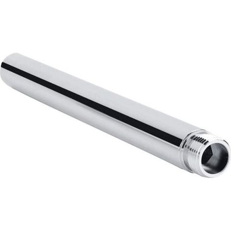 Bras de Douche Extension en Acier Inoxydable Rallonge de Douche 25cm Tube D'extension de Douche Rond G 1/2" Bras D'extension de Pomme de Douche Access (1/5)