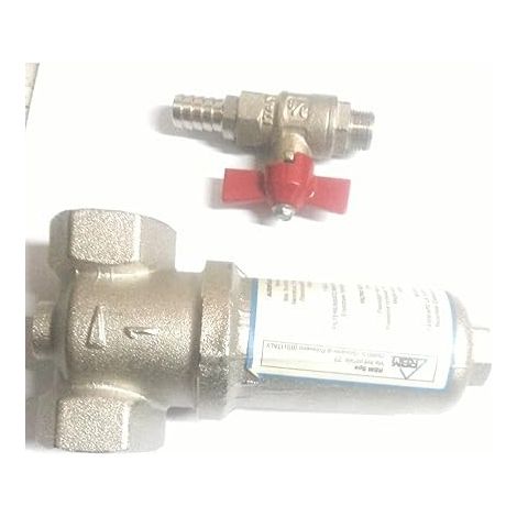 FILTRO DISSABBIATORE AUTOPULENTE PER ACQUA CON MANOMETRO E RUBINETTO (18823)