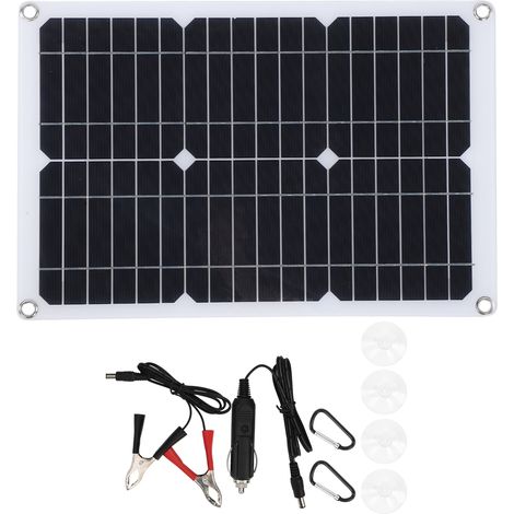 Panneau solaire 20W 18V silicium monocristallin pour chargeur batterie voiture téléphone extérieur (1/5)