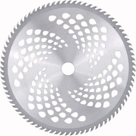 10-Zoll-Hartmetall-Freischneiderblatt für Rasentrimmer, 3-teiliges Freischneiderblatt-Set, Rasentrimmerblatt, Kreissägeblatt, 40T, 60T, 80T Freischneiderblatt (1/5)