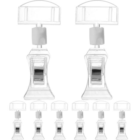 Amosfun Pinces pour panneaux publicitaires, 8 pièces, support (1/5)