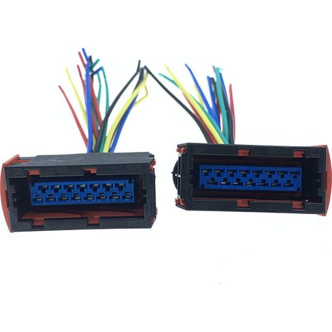 Compatible avec les phares, le ventilateur, le boîtier de commande de température d'eau, la prise et le relais des modèles Citroën C3, Sega 307, C5 et Geely – JB1456-15P