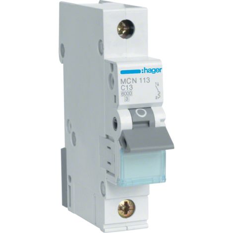Interruttore Hager mcn113 13 A 6 kA