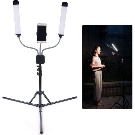 LED Make-up Licht Wimpernverlängerung Lampe Kosmetik Nagelstudioleuch Lampe USB + Handyhalter (1/5)