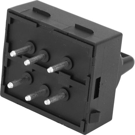 Piezas interiores para reemplazar el interruptor de la ventanilla del conductor en un vehículo Dodge Ram.