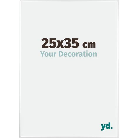 Cadre Puzzle 25x35 cm - Blanc Brillant - Aluminium - Kent. (1/5)