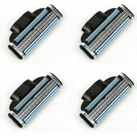 Readcly – Lot de 12 recharges de lames de rasoir Mach 3 – Lames anti-friction pour coupe précise – Remplacement générique pour hommes