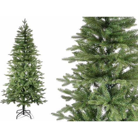 Albero Natale Pino Verde Slim, 1000 Rami, Altezza 2,15 Mt, Diametro 1,15 Mt (1/3)