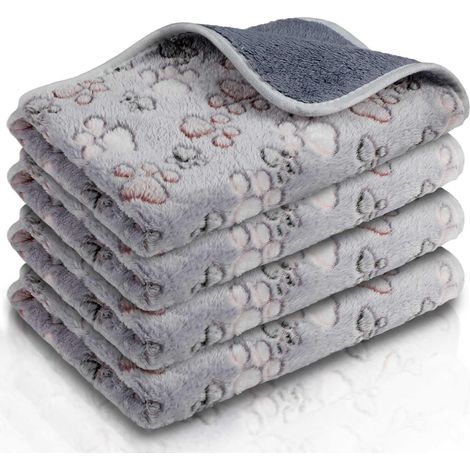Tapis De Cage Pour Cochon D'inde - Couverture En Polaire Imperméable Et Lavable - Pour Petit Animal Domestique - Lot De 4 Pièces 60x40 Cm (1/5)