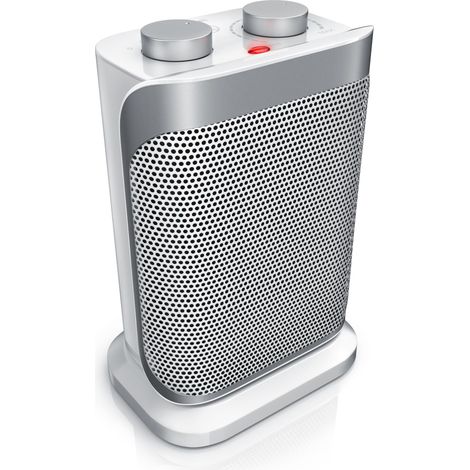 Brandson Heizlüfter 1500W, Keramik Heizlüfter mit Thermostat, 2 Leistungsstufen, Überhitzungsschutz, Automatische Abschaltung, Umkippschutz, 40° (1/5)