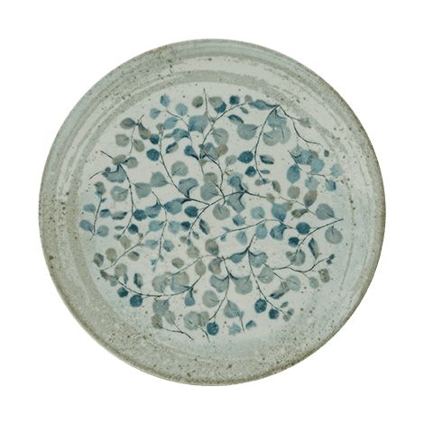 6 x assiettes plates AMELIE - 21cm - Porcelaine - Saturnia