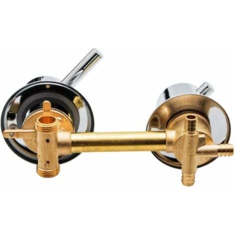 Robinet de baignoire/douche en laiton massif, disponible en 2/3/4/5 becs, entraxe de 10/12,5 cm. (1/5)