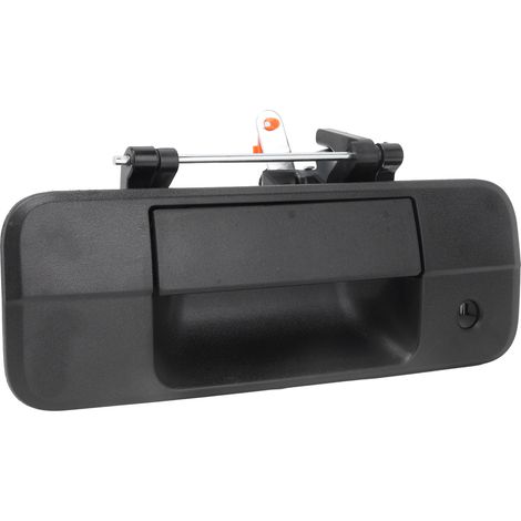 Loquet de poignée de hayon avec trou de serrure, noir mat 690900C040, de remplacement pour Tundra 2007-2013 (1/5)