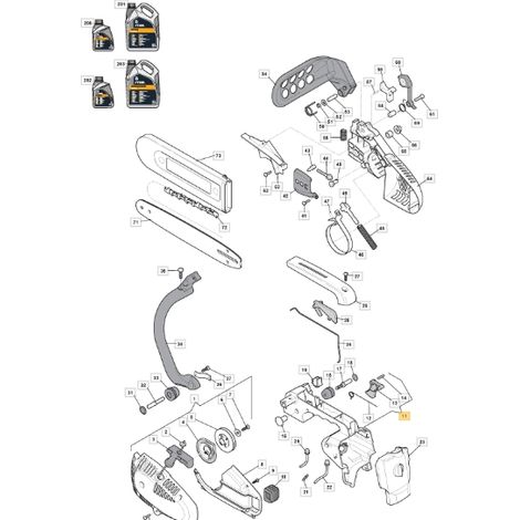 ORIGINAL STIGA Kettensägengriff SPR270 SPR270C Modelle 6995240