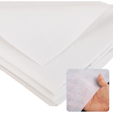 Bügelbares Nähvlies 300 x 100 cm – Leichtes 50 g/m² Bügelvlies für leichte und mittelschwere Stoffe – Hitzeverstärkung für Näh- und Bastelprojekte