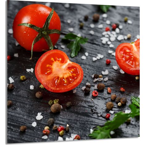 GLASPLATTE FÜR KÜCHE 60x65 Tomate (1/5)