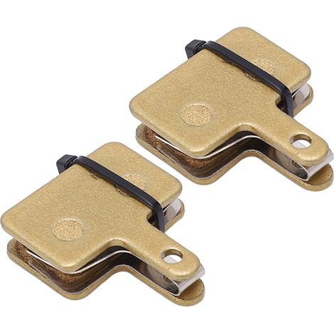 2 Paires de Plaquettes de Frein à Disque pour VTT en Alliage de Cuivre, Résistantes à l'Usure et Silencieuses, Modèle MJ-01B (1/5)