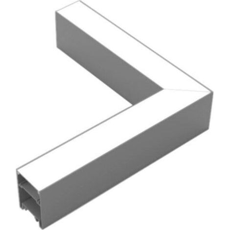Connecteur 8W pour Luminaire Suspendu Interconnectable en L GRIS - SILAMP (1/2)
