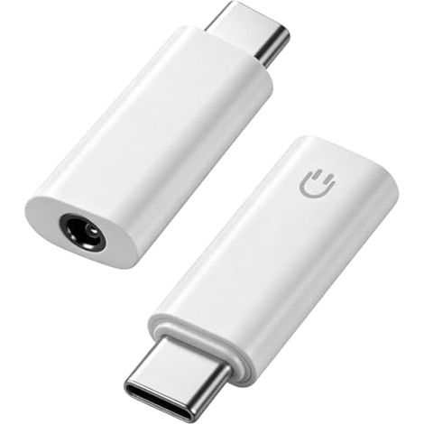 2PCS Adaptateur USB C vers Jack 3.5mm, Dongle Audio Type C vers Casque Auxiliaire Compatible avec i17/i16/i15 Pro Max, GA-laxy S24/S23, iPad Pro, MacBook (1/5)
