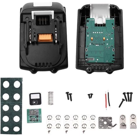 BL1830 Li-Ion-Akkugehäuse mit Ladeschutzschaltung und digitaler LED-Anzeige für Makita 18V 6,0Ah (1/5)