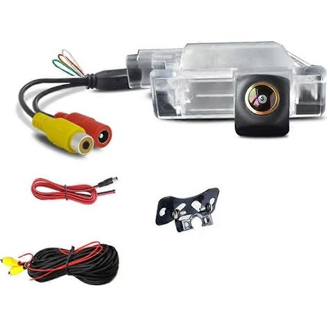 Cámara de visión trasera de 170° y 720p para Citroën Peugeot 1007 2008 3008 208 301 307 308 406 407 408 508 607 806 (1/5)